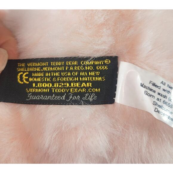 2010 Pink Vermont Teddy Bear 16" Fully Jointed Collectible Plush Stuffed Animal - Picture 13 of 16